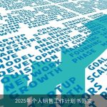 2025年个人销售工作计划：目标、策略与展望