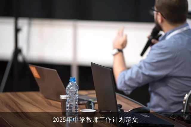 2025年中学教师工作计划范文