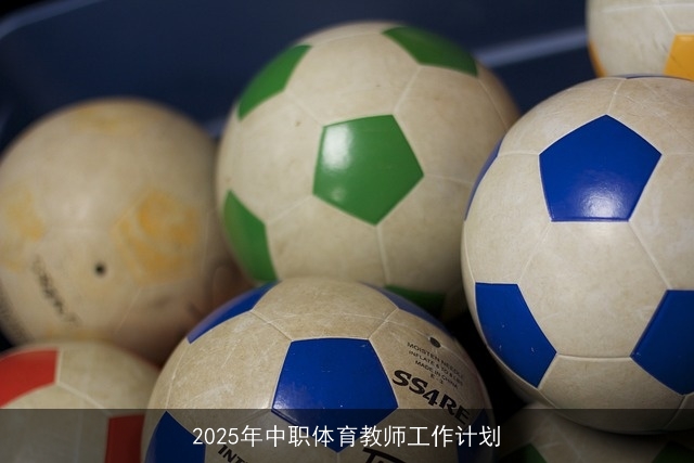 2025年中职体育教师工作计划