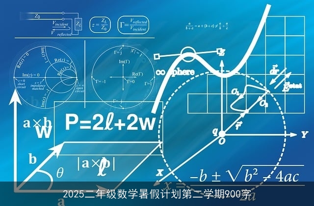 2025二年级数学暑假计划第二学期900字