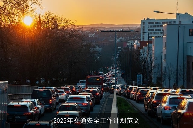 2025年交通安全工作计划范文