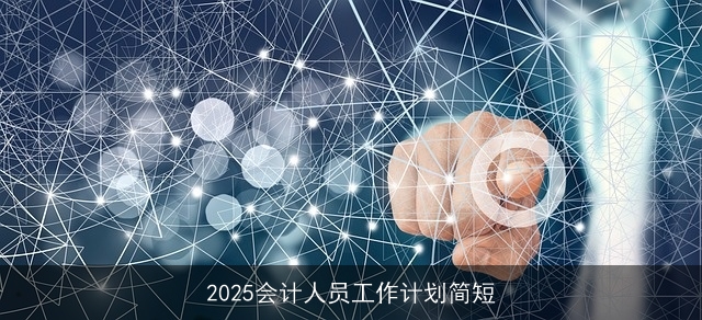 2025会计人员工作计划简短
