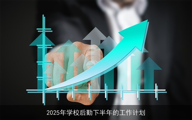 2025年学校后勤下半年的工作计划