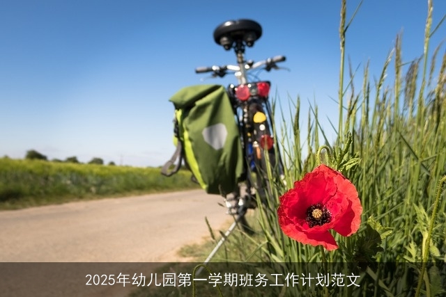 2025年幼儿园第一学期班务工作计划范文