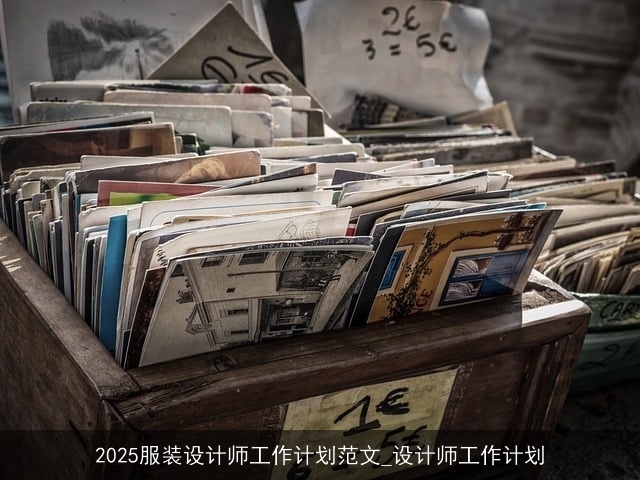 2025服装设计师工作计划范文_设计师工作计划