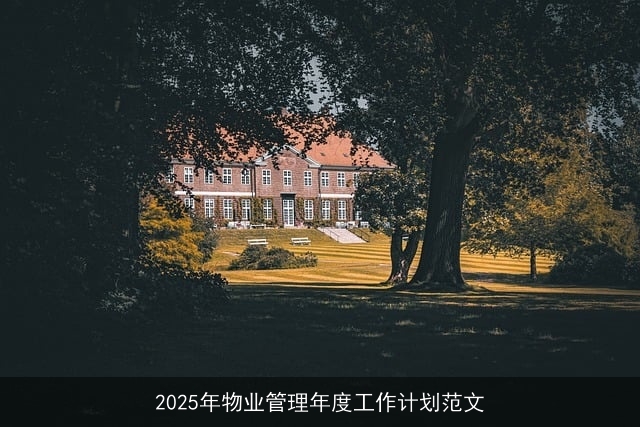 2025年物业管理年度工作计划范文