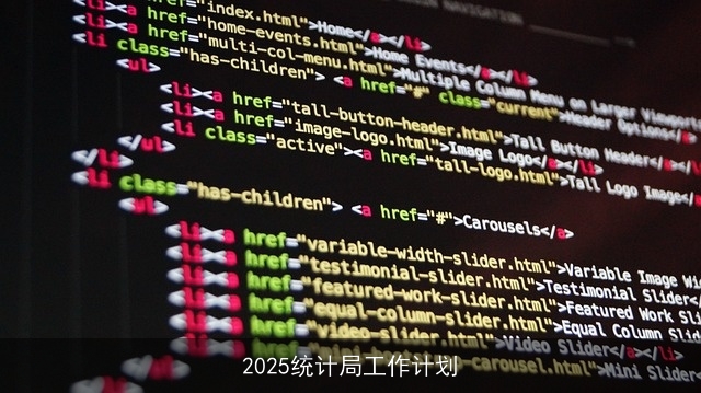 2025统计局工作计划