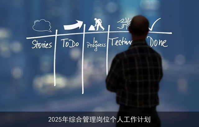 2025年综合管理岗位个人工作计划