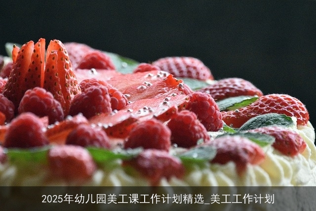 2025年幼儿园美工课工作计划精选_美工工作计划