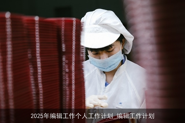 2025年编辑工作个人工作计划_编辑工作计划