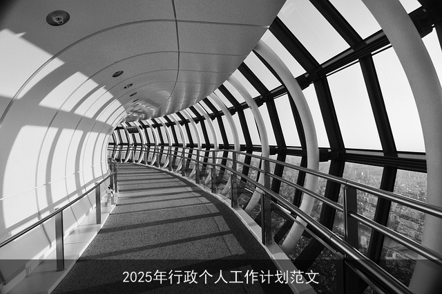 2025年行政个人工作计划范文