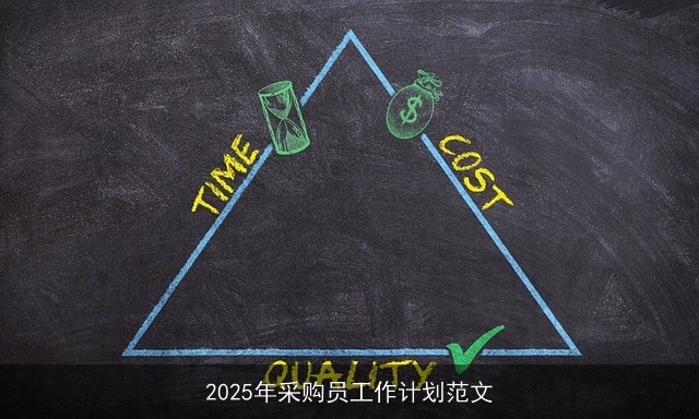 2025年采购员工作计划范文