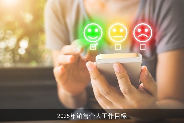 2025年销售个人工作目标