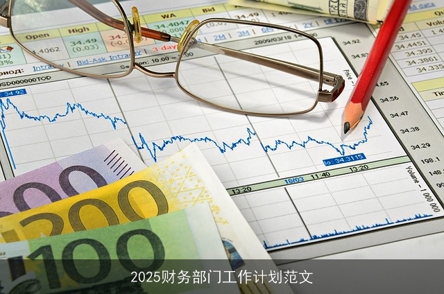 2025财务部门工作计划范文