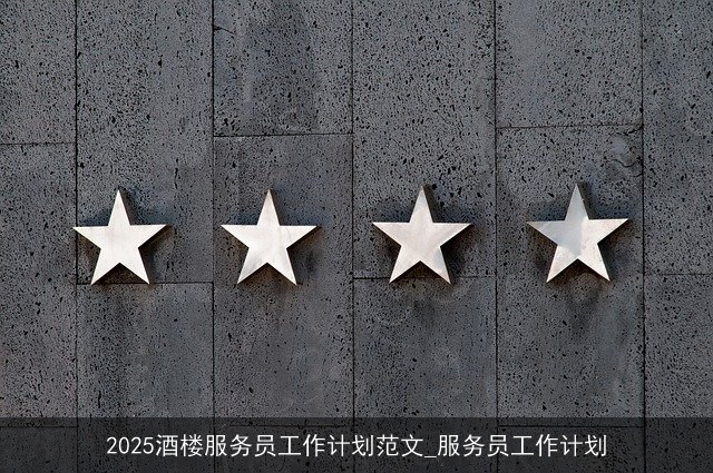 2025酒楼服务员工作计划范文_服务员工作计划