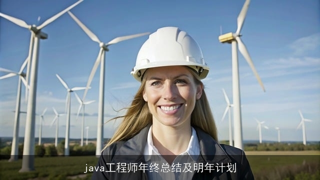 java工程师年终总结及明年计划