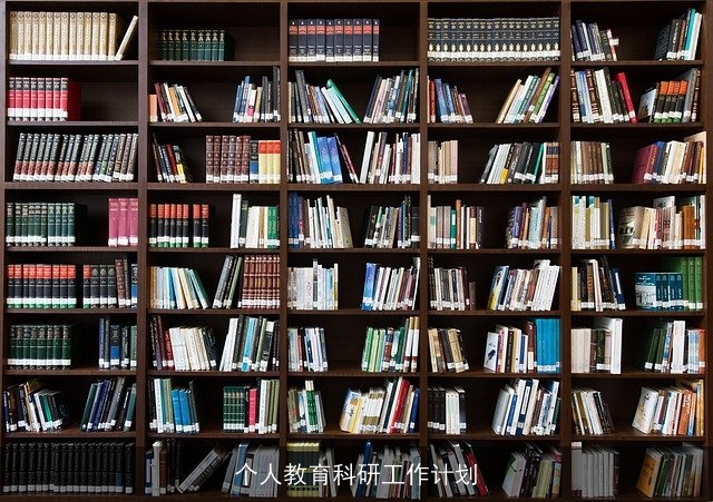 个人教育科研工作计划