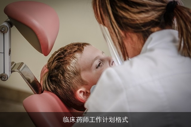 临床药师工作计划格式