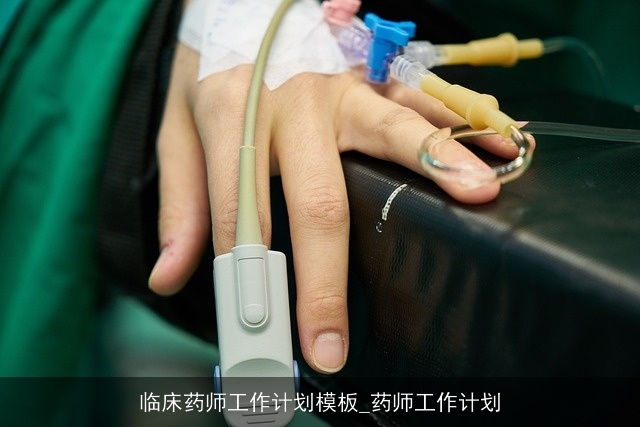 临床药师工作计划模板_药师工作计划