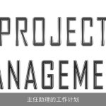 主任助理的工作计划