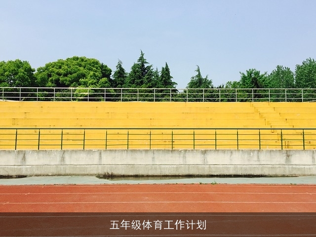五年级体育工作计划