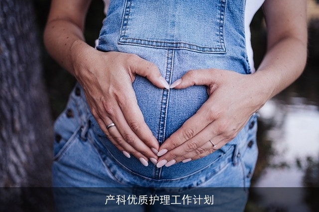 产科优质护理工作计划