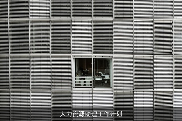 人力资源助理工作计划