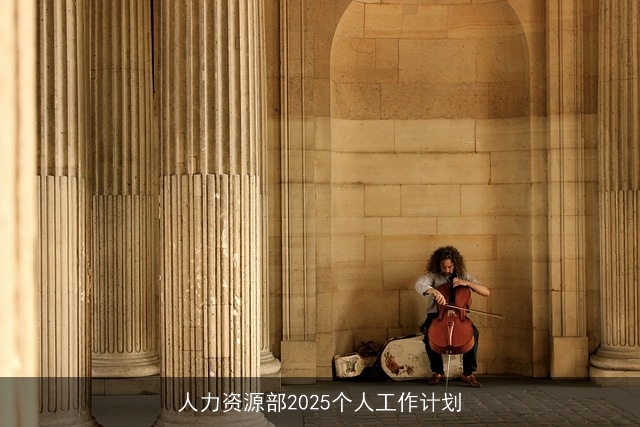 人力资源部2025个人工作计划