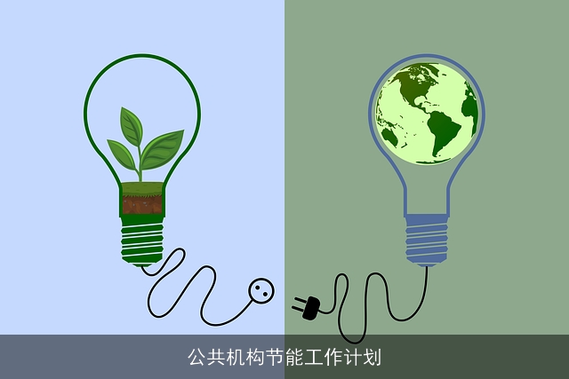 公共机构节能工作计划