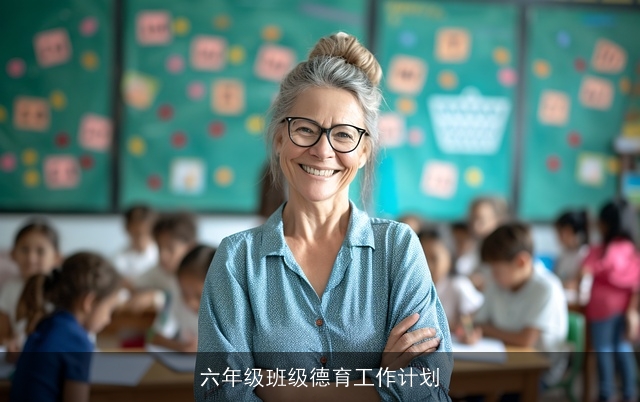 六年级班级德育工作计划