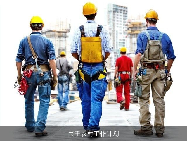 关于农村工作计划