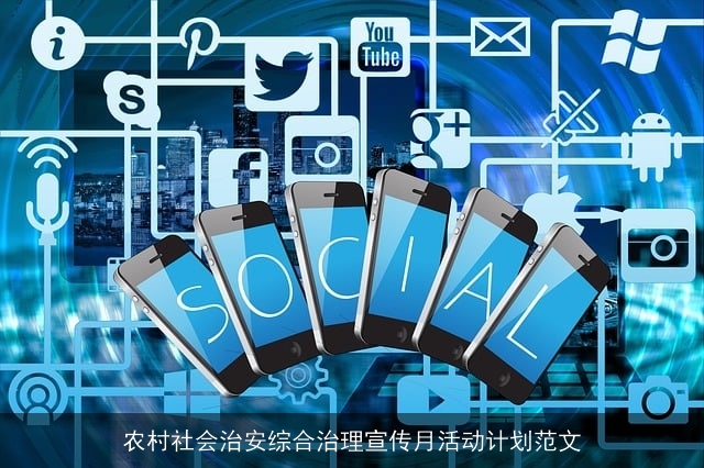 农村社会治安综合治理宣传月活动计划范文