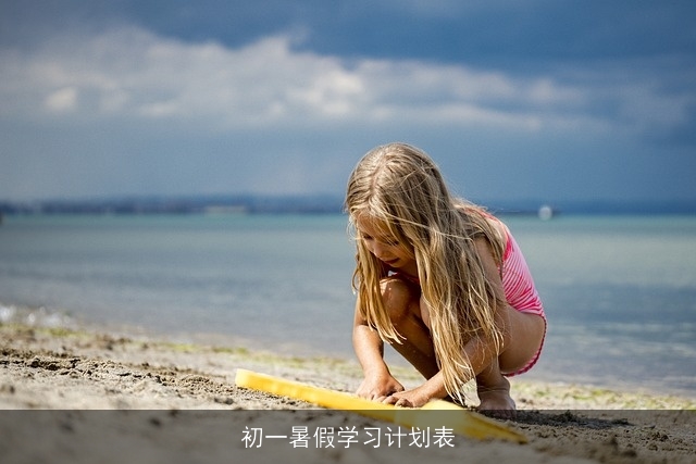 初一暑假学习计划表