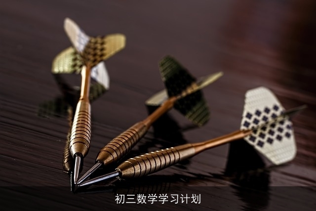 初三数学学习计划