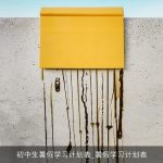 初中生暑假学习计划表_暑假学习计划表