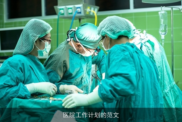 医院工作计划的范文