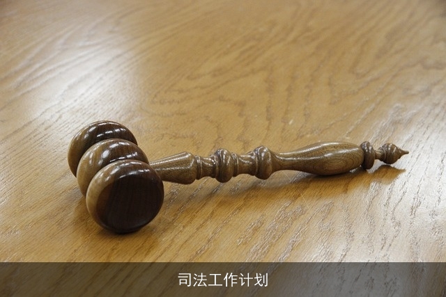 司法工作计划