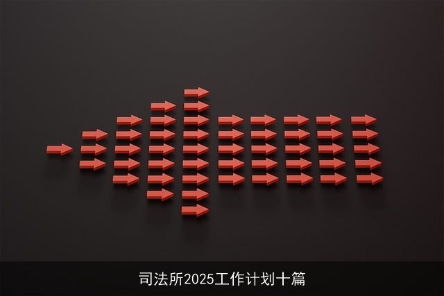 司法所2025工作计划十篇