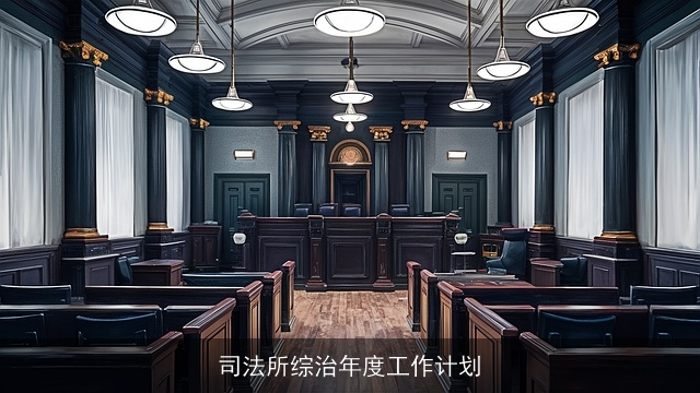 司法所综治年度工作计划