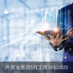 外贸业务员5月工作计划2025