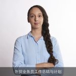 外贸业务员工作总结与计划
