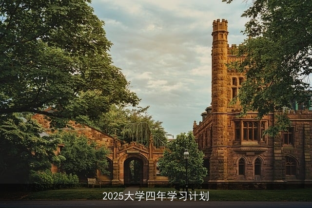 2025大学四年学习计划