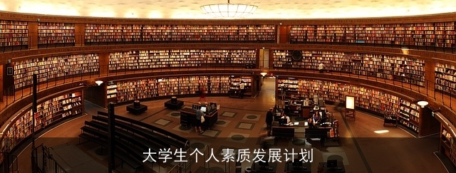 大学生个人素质发展计划