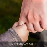 大班下学期的工作计划