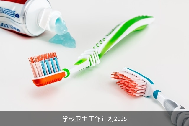 学校卫生工作计划2025