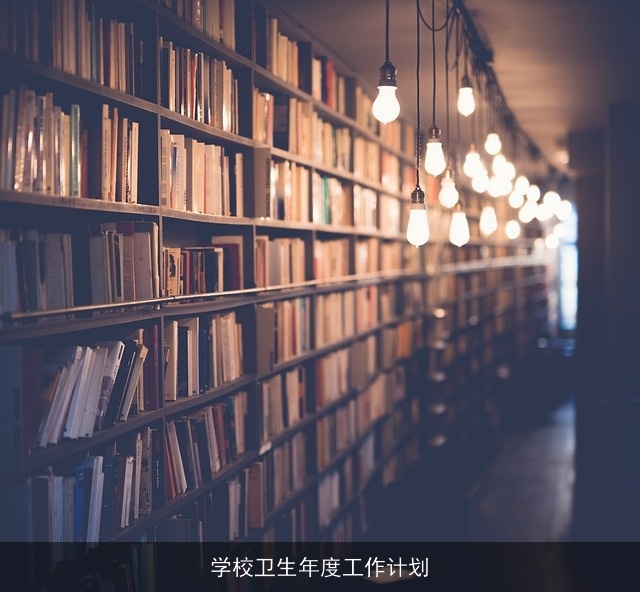 学校卫生年度工作计划