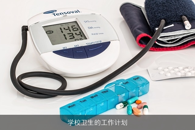 学校卫生的工作计划