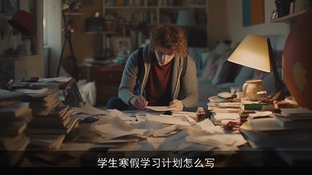 学生寒假学习计划怎么写