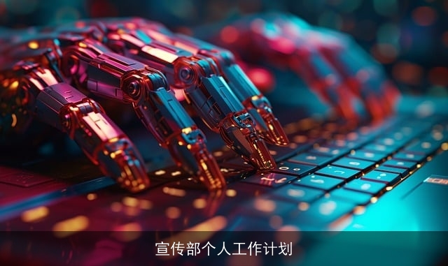 宣传部个人工作计划