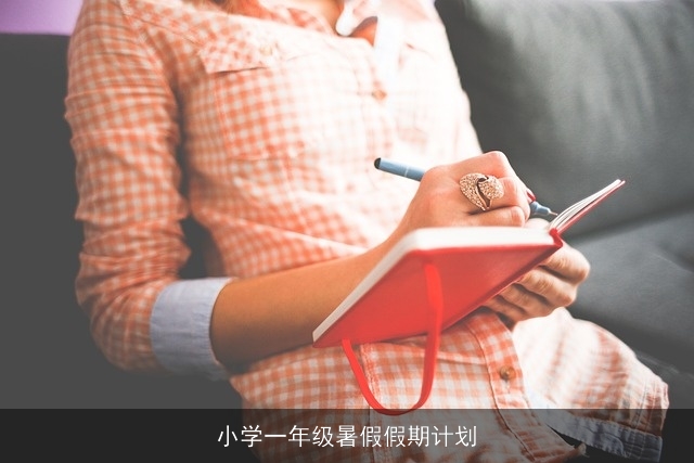 小学一年级暑假假期计划